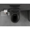 Mexen Sofia Rimless WC Bowl with Slim Soft-Close Seat, Duroplast, Matte Black - 30540185