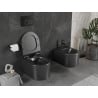 Mexen Sofia WC-Schüssel Rimless mit Slim-Absenkautomatik, Duroplast, Schwarz Matt - 30540185