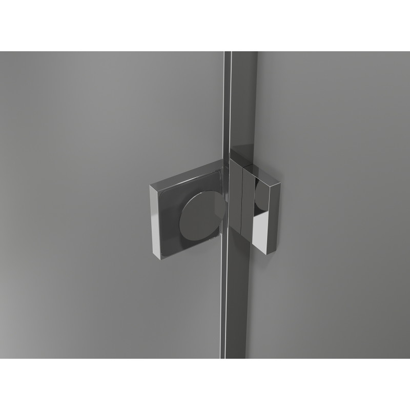 Mexen Lunar L Duo kabina prysznicowa uchylna prawa 120 x 70 cm, transparent, chrom - 834L-120P-070L-01-00