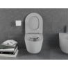 Mexen Lena miska wc Rimless s daskom soft-close slim, duroplast, svijetlo siva mat - 30224061