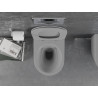 Mexen Lena inodoro wc Rimless con asiento de caída lenta slim, duroplast, gris claro mate - 30224061