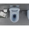 Mexen Lena cuvette WC sans bride avec abattant à descente lente slim, duroplast, gris-bleu mat - 30224069