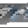 Mexen Lena WC-Schüssel Rimless mit Absenkautomatik Slim, Duroplast, grau-blau matt - 30224069