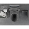 Mexen Lena Rimless wc-pot met langzaam sluitende slanke bril, duroplast, donkergrijs mat - 30224071