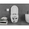 Mexen Lena cuenco wc Rimless con asiento de cierre suave slim, duroplast, blanco patrón - 30224099