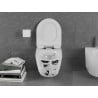 Mexen Lena WC-Schüssel Rimless mit Soft-Close-Slim-Sitz, Duroplast, weiße Muster - 30224099