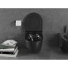 Mexen Lena WC-Schüssel Rimless mit Slim Soft-Close-Sitz, Duroplast, Schwarz matt - 30220185