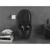 Mexen Lena cuvette WC Rimless avec abattant à descente progressive slim, duroplast, noir mat - 30221085