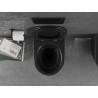 Mexen Lena cuvette WC Rimless avec abattant à descente progressive slim, duroplast, noir mat - 30221085