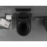 Mexen Lena WC školjka Rimless s daske koja se polako spušta slim, duroplast, crna mat - 30221085