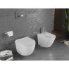 Mexen Lena WC-Schüssel Rimless mit Slim-Softclose-Sitz, Duroplast, Weiß Hochglanz - 30220500