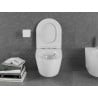 Mexen Lena wc-kom Rimless met softclose slim toiletbril, duroplast, glanzend wit - 30220400