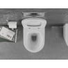 Mexen Lena wc-kom Rimless met softclose slim toiletbril, duroplast, glanzend wit - 30220400