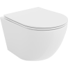 Mexen Lena Rimless WC Bowl with Slim Soft-Close Seat, Duroplast, Glossy White - 30220400