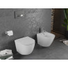 Mexen Lena Rimless wc-pot met langzaam sluitende, slanke duroplast zitting, wit glanzend - 30220300