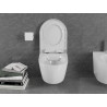 Mexen Lena cuvette WC sans rebord avec abattant à descente freinée, dure, duroplast, blanc brillant - 30220200