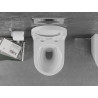 Mexen Lena taza de inodoro Rimless con asiento de cierre suave duroplast, blanco brillo - 30220200