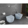 Mexen Lena cuvette wc Rimless avec abattant à descente lente slim, duroplast, gris-bleu mat - 30224069