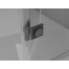 Mexen Lunar Dvojna prha kabina desna 115 x 85 cm, prozorna, gun metal - 834-115P-085L-95-00
