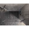 Mexen Lunar Dvojna prha kabina desna 115 x 85 cm, prozorna, gun metal - 834-115P-085L-95-00