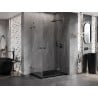 Mexen Lunar Duo dušikabiin parempoolne 115 x 90 cm, läbipaistev, Gun Metal - 834-115P-090L-95-00
