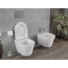 Mexen Rico miska wc Rimless z deską wolnoopadającą slim, duroplast, biała połysk - 30720500