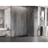 Mexen Lunar Duo cabine de douche pivotante droite 115 x 100 cm, transparent, nickel brossé - 834-115P-100L-97-00