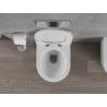Mexen Rico Rimless WC Bowl with Soft-Close Slim Seat, Duroplast, White Gloss - 30720100