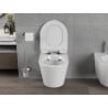 Mexen Rico Rimless WC Bowl with Soft-Close Slim Seat, Duroplast, White Gloss - 30720100