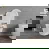 Mexen Rico wc-kom met Rimless zonder rand met softclose-plank slim, duroplast, wit glans - 30720100
