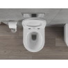 Mexen Rico WC pods bezapmales ar lēni pilējošu vāku, duroplasts, balts spīdums - 30720300