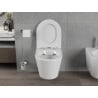 Mexen Rico Rimless WC Bowl with Soft-Close Slim Seat, Duroplast, White Gloss - 30720300