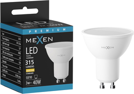 Mexen Nova Ampoule LED GU10, 3W, Chaleureuse - 3000K, 315 lm - L107-GU10-0330-01