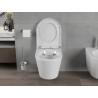 Mexen Rico cuvette WC Rimless avec abattant à descente lente, dur en duroplast, blanc brillant - 30720200