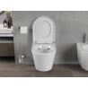 Mexen Rico Rimless WC-skål med mjukstängande hårt lock, duroplast, vit glans - 30720200