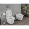 Mexen Rico miska wc Rimless z deską wolnoopadającą twarda, duroplast, biała połysk - 30720200