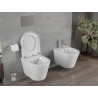 Mexen Rico rimloze wc-pot met langzaam sluitende harde zitting, duroplast, wit glanzend - 30720200