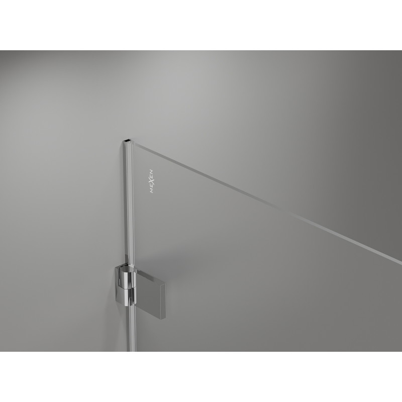 Mexen Lunar-B drzwi prysznicowe uchylne prawe 55 cm, transparent, chrom - 832-055-000-01-00-P