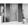 Mexen Lunar-B vasak avatav dušiuks 55 cm, läbipaistev, valge - 832-055-000-20-00-L