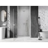 Mexen Lunar-B vasak avatav dušiuks 55 cm, läbipaistev, valge - 832-055-000-20-00-L