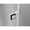 Mexen Lunar-B porte de douche pivotante droite 55 cm, transparent, blanc - 832-055-000-20-00-P