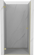 Mexen Lunar-B ljuljačka vrata za tuš, lijeva 45 cm, prozirna, zlatna - 832-045-000-50-00-L