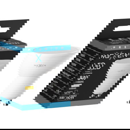 Mexen Nova LED-glödlampa GU10, 8W, Varm - 3000K, 840 lm - L108-GU10-0830-01