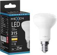 Mexen Nova LED-pirn E14, R50, 3W, Soe - 3000K, 315 lm - L103-E14-0330-01