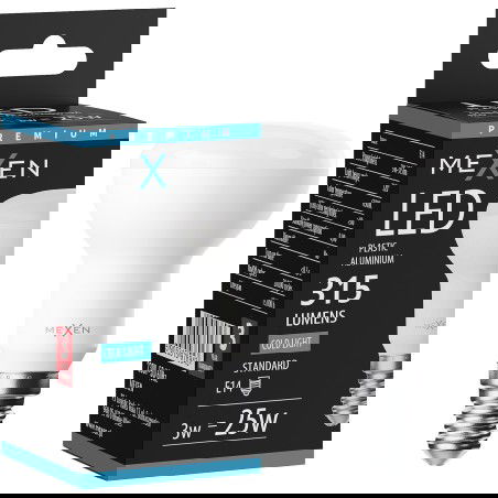 Mexen Nova LED spuldze E14, R50, 3W, Auksts - 6500K, 315 lm - L103-E14-0365-01