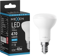 Mexen Nova LED-pirn E14, R50, 4,5W, Külm - 6500K, 470 lm - L103-E14-0565-01