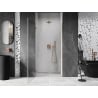 Mexen Lunar-B left-hand hinged shower door 55 cm, transparent, rose gold - 832-055-000-60-00-L