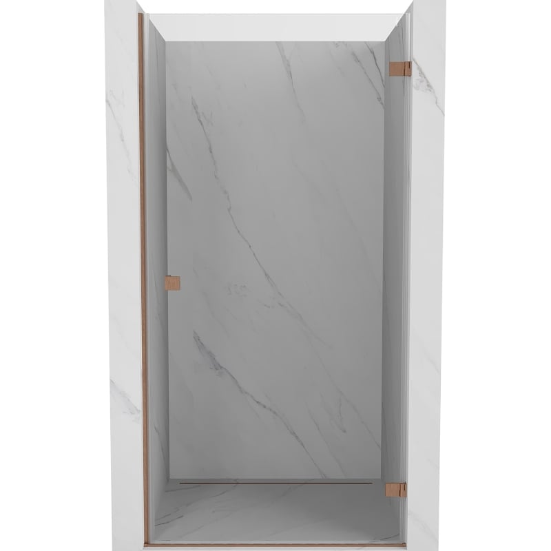 Mexen Lunar-B parem paremad duššuksed 45 cm, läbipaistev, harjatud vask - 832-045-000-65-00-P