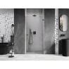 Mexen Lunar-B paremti duššiuks parempoolne 45 cm, läbipaistev, harjatud relv-hall - 832-045-000-66-00-P