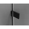 Mexen Lunar-B vasakpoolse hinged dušiukse 50 cm, läbipaistev, must - 832-050-000-70-00-L